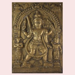 Veerbhadra Repousse Plaque