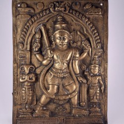 Veerbhadra Repousse Plaque