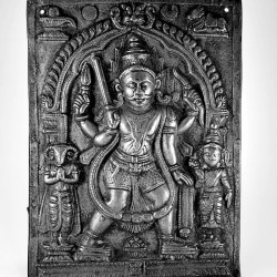 Veerbhadra Repousse Plaque